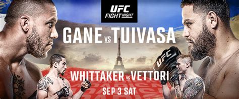 UFC Debuts in France! UFC Fight Night: Gane vs. Tuivasa - ESPN Press ...