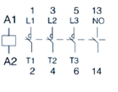 Single Pole Contactor Wiring Diagram