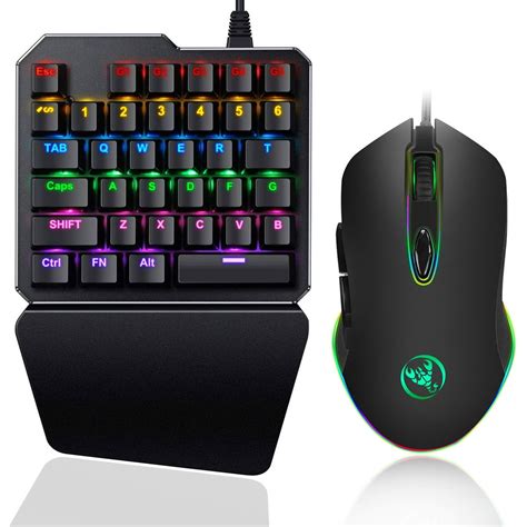 Gaming Keyboard and Mouse Combo - Optical Wired Keyboard & Mouse with ...