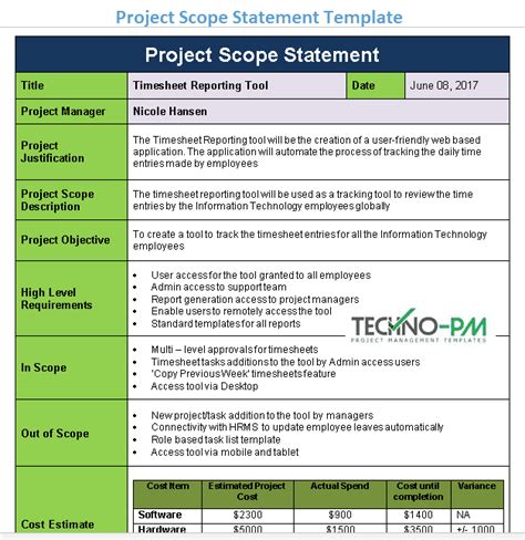 Contoh Project Scope Management - IMAGESEE