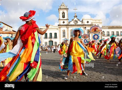 Défilé de costumes de carnaval à Salvador, Bahia, Brésil, Amérique du ...