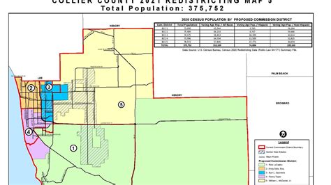 Collier County proposed redistricting maps