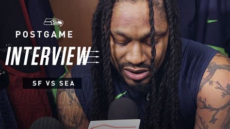 Marshawn Lynch Postgame Interview vs 49ers | Seattle Seahawks 2019 ...