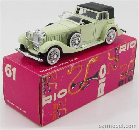 RIO-MODELS 61 Scale 1/43 | HISPANO SUIZA T12 SPIDER 1932 IVORY