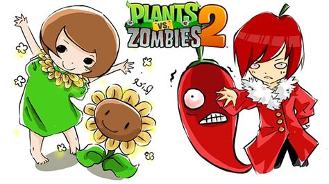 Plants vs Zombies 2 HUMAN VERSION | All Characters 2017 - YouTube