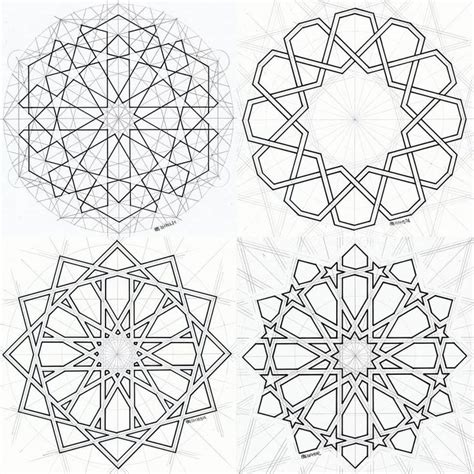 #islamicdesign #islamic_art #islamicgeometry #arabianart #geometry # ...