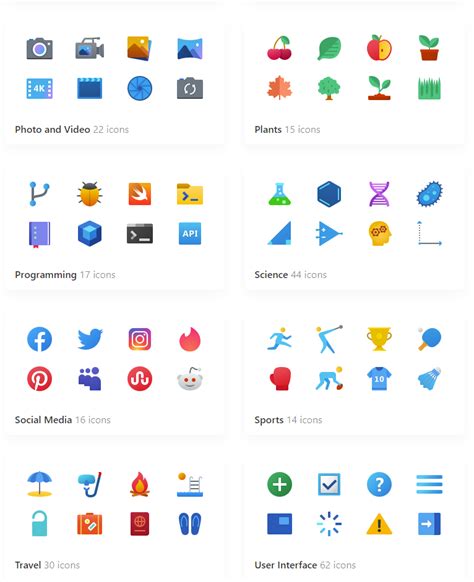 Icons8 Released About 1000 Icons in New Style Inspired by Fluent Design