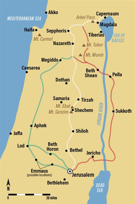 3 Pilgrimage Paths from Galilee to Jerusalem - Biblical Archaeology Society