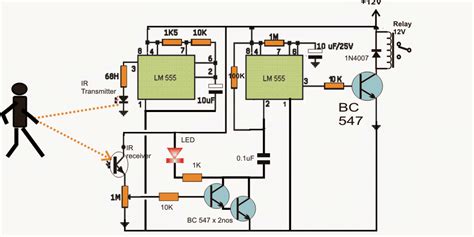 3 Simple Proximity Sensor Circuits Electronic Circuit Projects ...