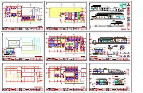 3 Star Hotel detail - Cadbull | Hotel plan, Hotel design architecture ...