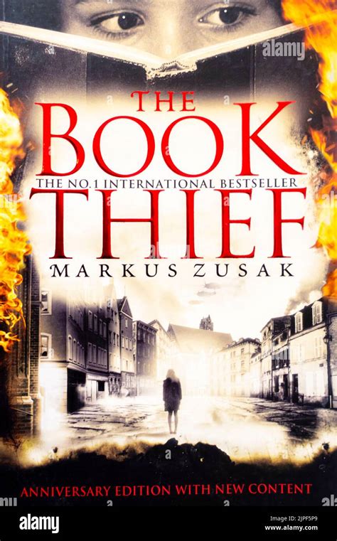 The Book Thief - 2005 - Novel by Markus Zusak - book cover Stock Photo ...