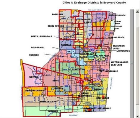 Miami Dade And Broward County Map