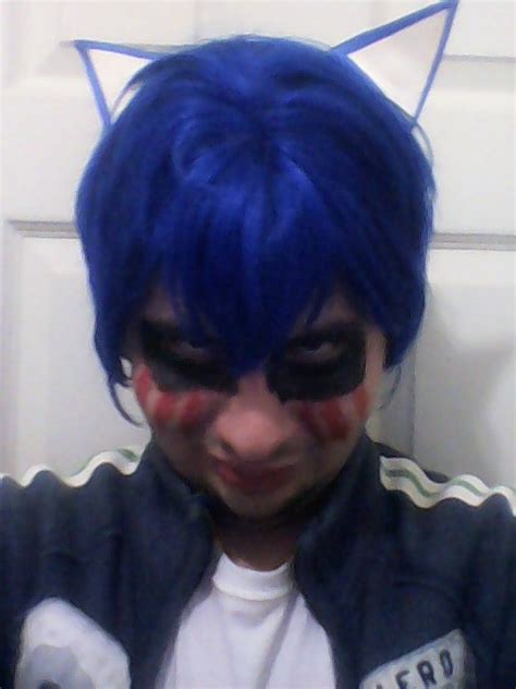 Sonic.EXE cosplay test. by brandonale on DeviantArt