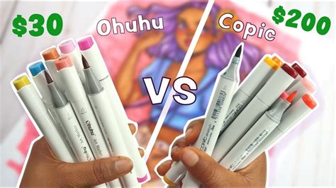 Ohuhu Brush Markers Art This is not a paid video they sent the art ...