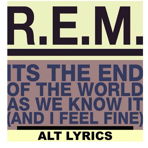 [最新] rem end of the world lyrics trump 183104-Rem end of the world ...