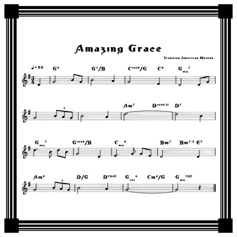 Printable Amazing Grace Sheet Music Pdf - Printable Word Searches