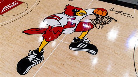 Louisville basketball: KFC Yum Center court gets dunking cardinal