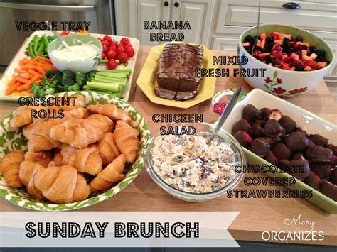 Sunday Brunch Menu - creatingmaryshome.com