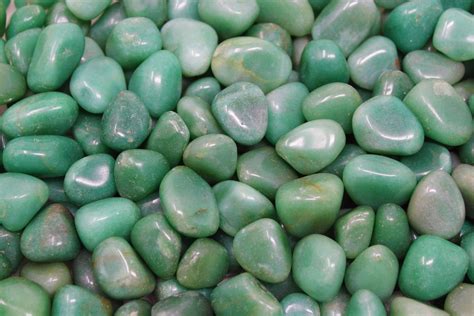 Green Aventurine Tumbled Stones: Choose 4 oz, 8 oz or 1 lb Bulk Lots ...