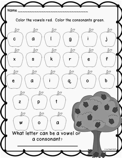 Vowels and consonants-also goes with a book | Teaching vowels, Vowels ...