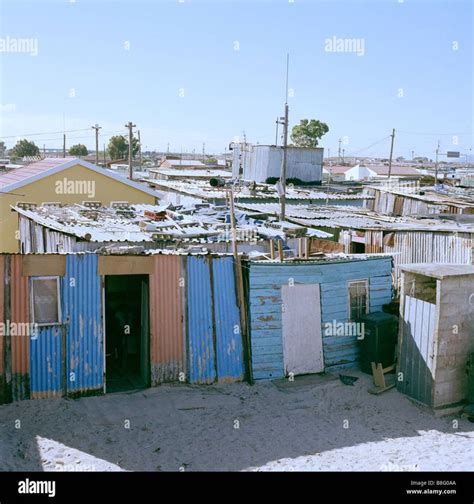 Download this stock image: Khayelitsha Township in Cape Town in South ...