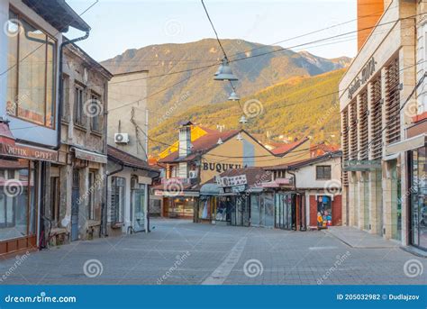 PEJA, KOSOVO, SEPTEMBER 18, 2019: View of Bazaar in Peja, Kosovo ...