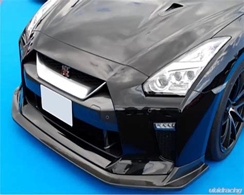 Pheonix's Power Front Lip Carbon Spoiler Nissan GT-R R35 2017-2019 ...