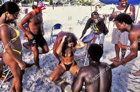 Brazilian Carnival Beach Party On Ipanema Editorial Stock Photo - Stock ...