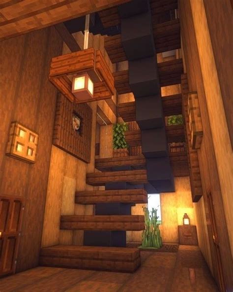 Part5 How to build a staircase. | Minecraft building, Minecraft modern ...