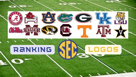 Sec College Team Logos