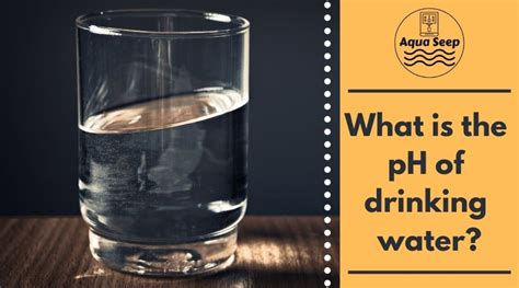 What is the pH value of drinking water? - Step-by-step Explanation