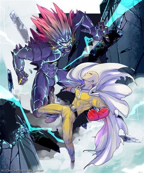 ONE PUNCH MAN, Fanart, Saitama VS Lord Boros | One punch man anime ...