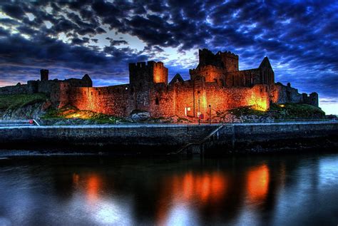 Peel castle reflections - ISLE OF MAN. - a photo on Flickriver