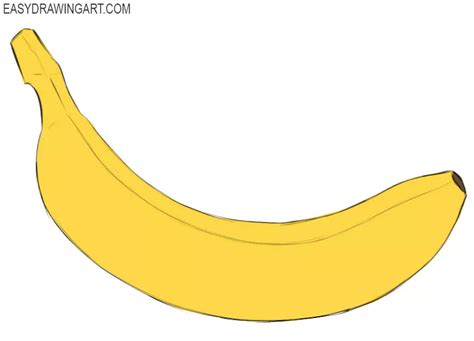 How to Draw a Banana - Easy Drawing Art