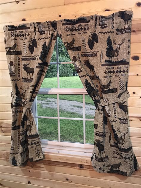 Rustic Cabin Curtains | Log Cabin Curtains | Vienna Woodworks