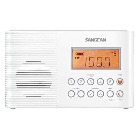 Sangean Am/Fm Radio White in the Boomboxes & Radios department at Lowes.com