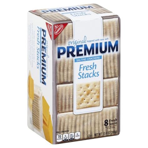 Premium Saltine Crackers, Original - Fresh Stacks (13.6 oz) - Instacart