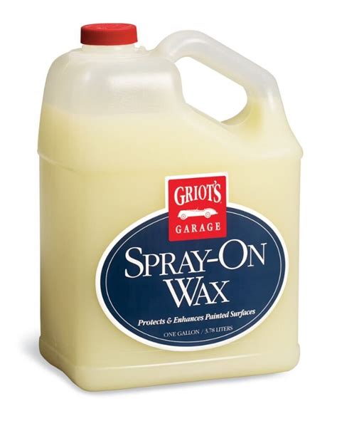 Griot's Garage Spray-On Wax Enhancer for Vehicles and RVs - 1 Gallon ...