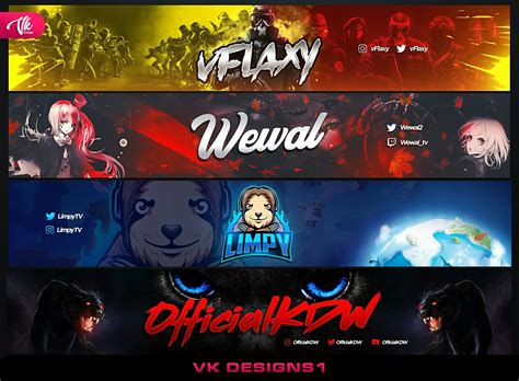 Twitch Banner Design Service Markenbanner für Ihren | Etsy