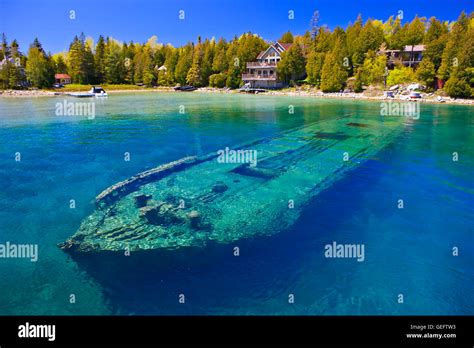 geography,travel,Canada,Ontario,Tobermory,Shipwreck ship Sweepstakes ...