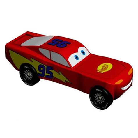 Pinewood Pro Lightning McQueen Pixar Car INSTANT DOWNLOAD car design