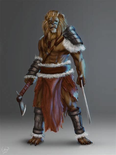 Lion Warrior Concept by adrianalejo | Fantasy character design, Warrior ...