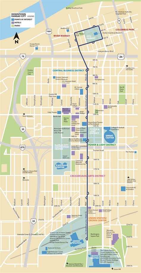 The KC Streetcar Route | Kansas City's Modern Transit Option | Kansas ...