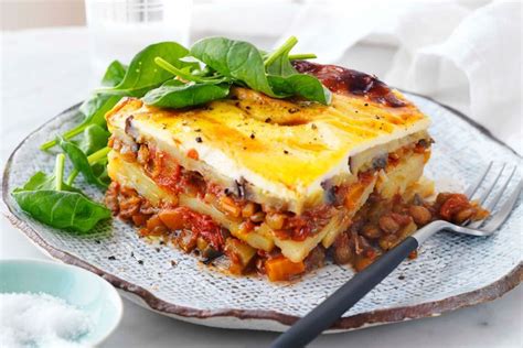 Lentil moussaka