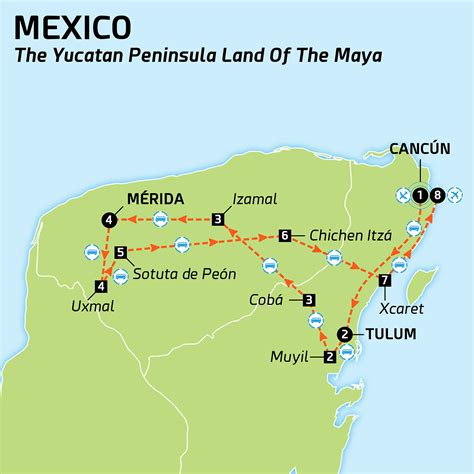 Peninsula De Yucatan Mapa