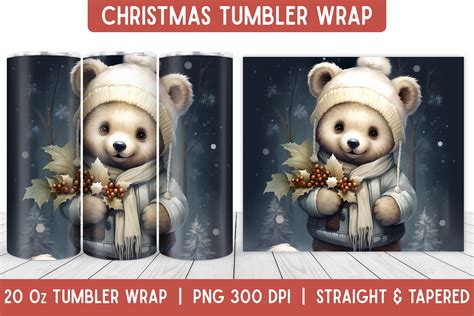 Christmas Tumbler Wrap | Christmas Graphic by TheDigitalStore247 ...