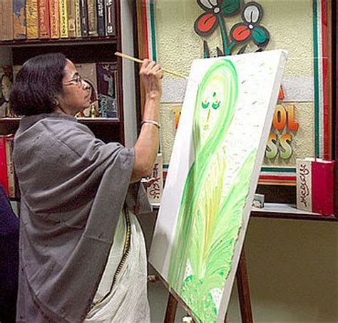 Mamata's paintings sold out for over Rs 1 crore! - Rediff.com News