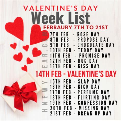 Valentine Week Days List 2023 – Get Valentines Day 2023 Update