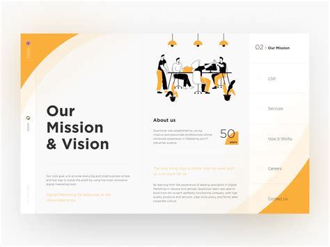 Our Mission & Vision by Nikolay K. on Dribbble