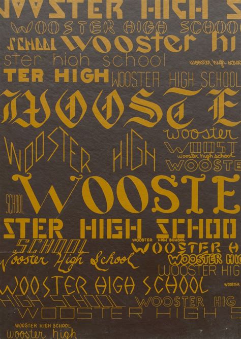 1976 yearbook from Wooster High School from Wooster, Ohio for sale